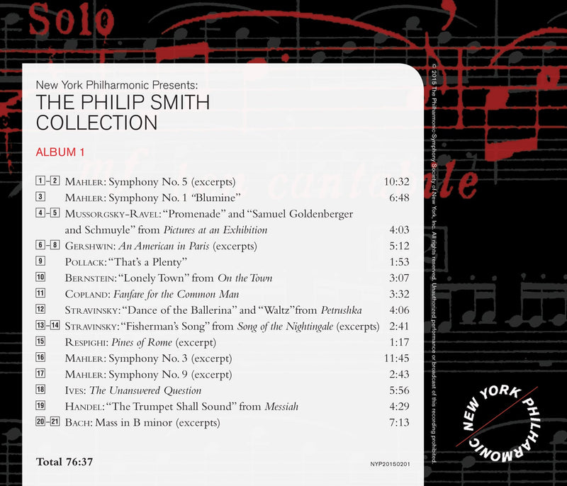 The Philip Smith Collection, Album 1