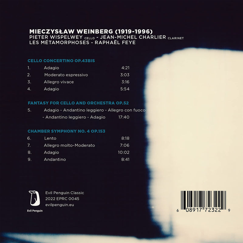 Weinberg: Cello Music, Chamber Symphony no. 4 / Wispelway, Charlier, Feye, Les Métamorphoses