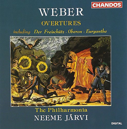 Weber: Overtures / Neeme Järvi, The Philharmonia
