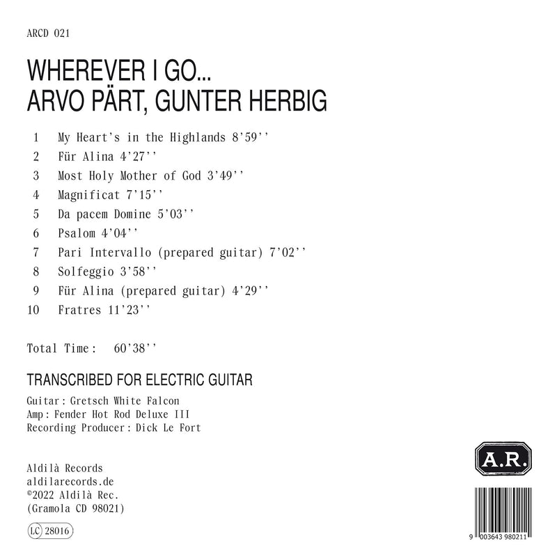 Herbig & Part: Wherever I Go…