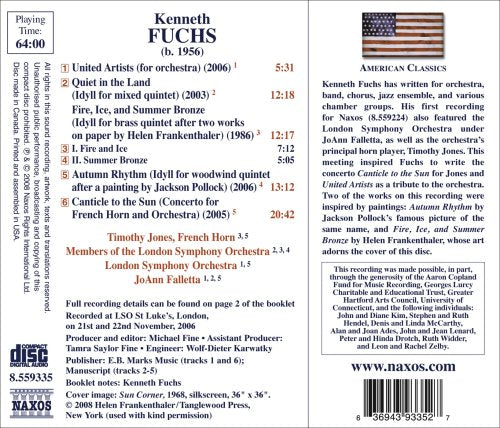American Classics - Fuchs: Canticle To The Sun, Etc
