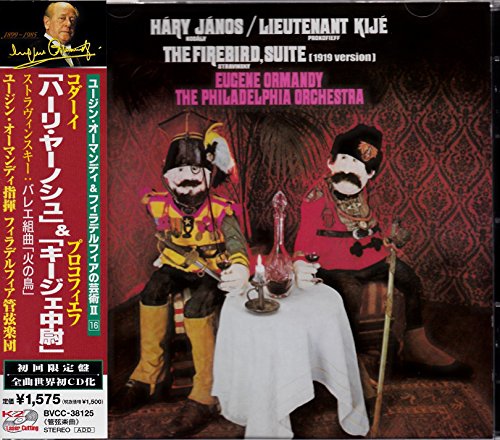 Kodaly: Hary Janos; Stravinsky: Firebird; Prokofiev / Ormandy, Philadelphia