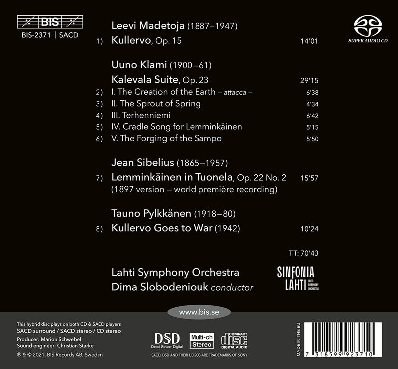Scenes from the Kalevala / Slobodeniouk, Lahti Symphony