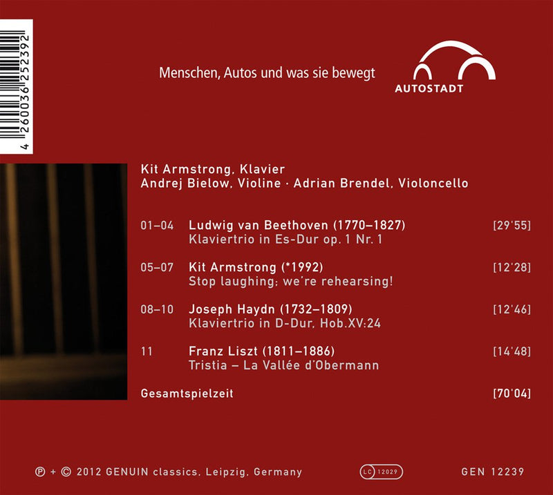 Beethoven, Armstrong, Haydn & Liszt: Piano Trios (Movimentos