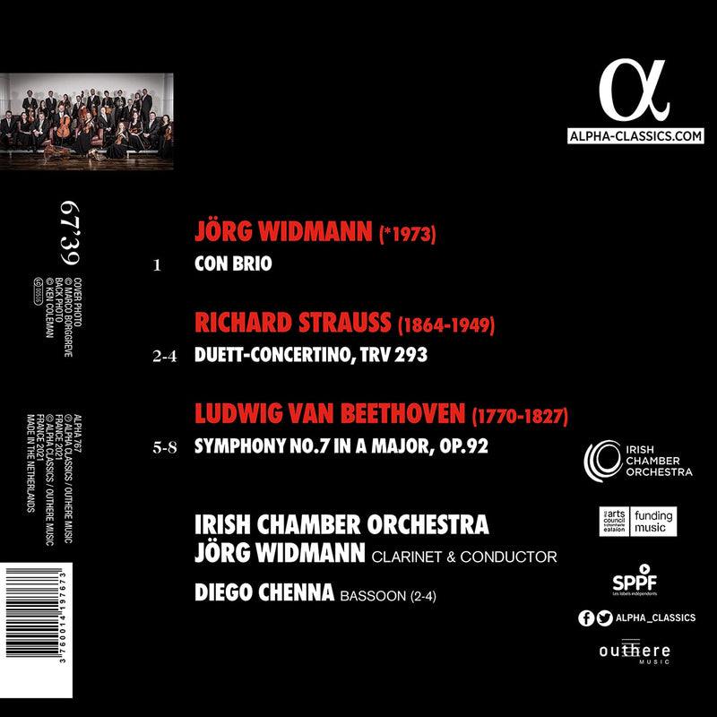 Widmann, Strauss & Beethoven: Con brio / Widmann, Irish Chamber Orchestra