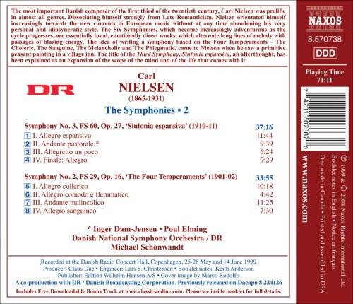 Nielsen: Symphonies No 2 & 3 / Schonwandt