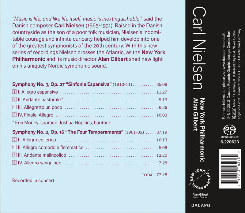 Nielsen: Symphonies Nos. 2 & 3 / Gilbert, New York Philharmonic