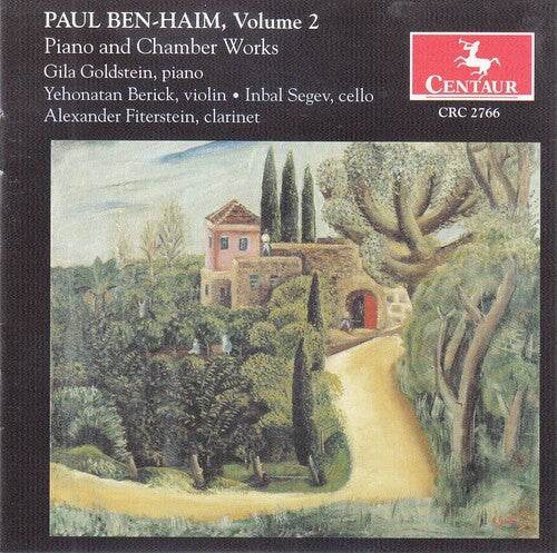 Ben-haim: Piano & Chamber Works Vol 2 / Goldstein, Et Al