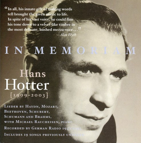 In Memoriam Hans Hotter (1942-1945)
