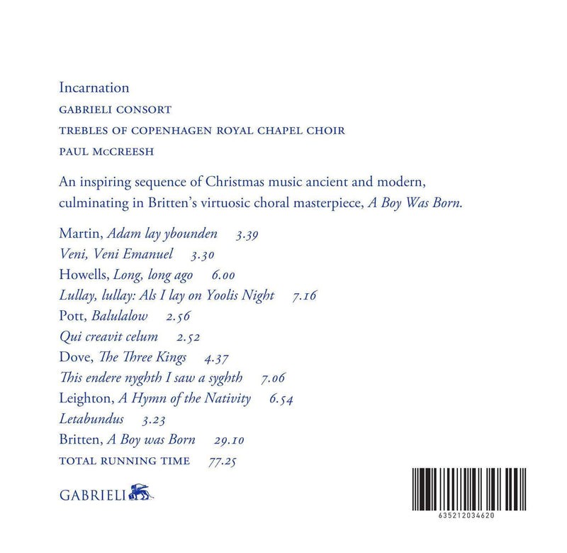 Incarnation / Mccreesh, Gabrieli Consort