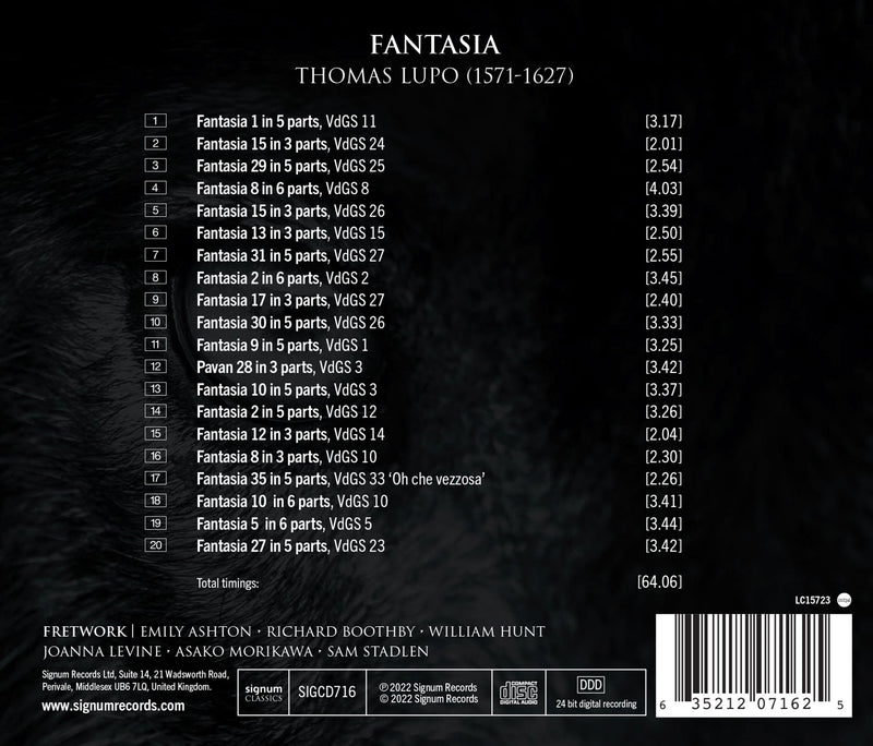 Lupo: Fantasia / Fretwork