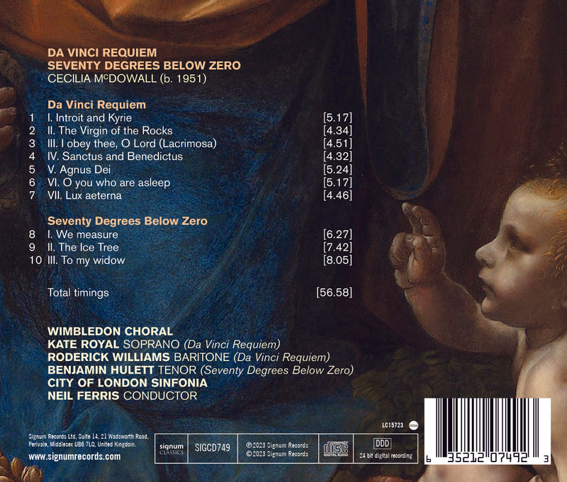 McDowall: Da Vinci Requiem; 70° Below Zero / Ferris, City of London Sinfonia