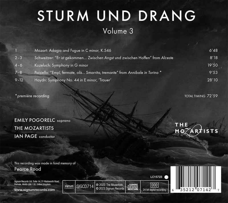Sturm und Drang, Vol. 3 / Page, The Mozartists