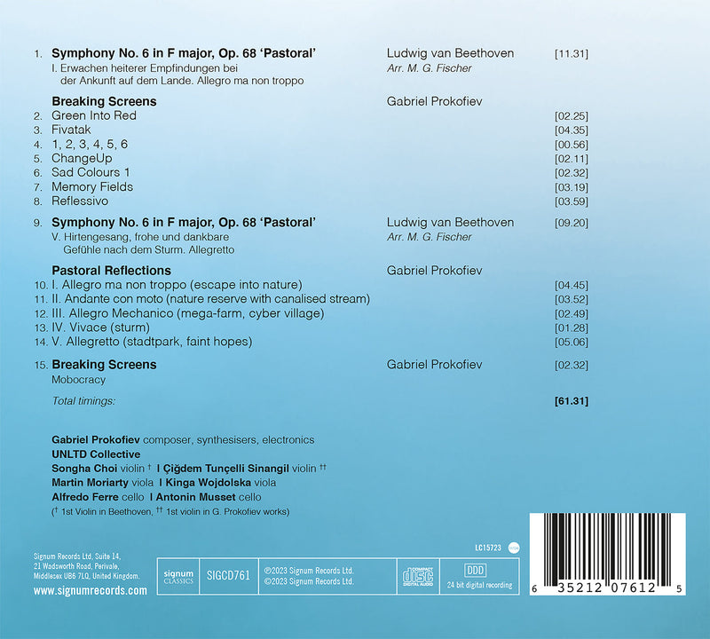 Beethoven & Prokofiev: Pastoral 21 / UNLTD Collective