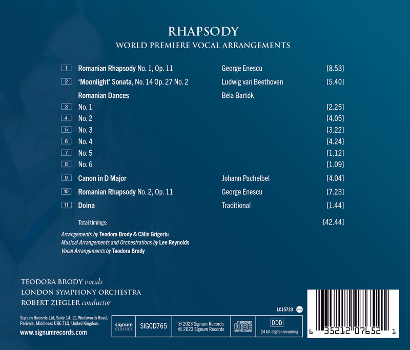 Rhapsody / Brody, Ziegler, LSO