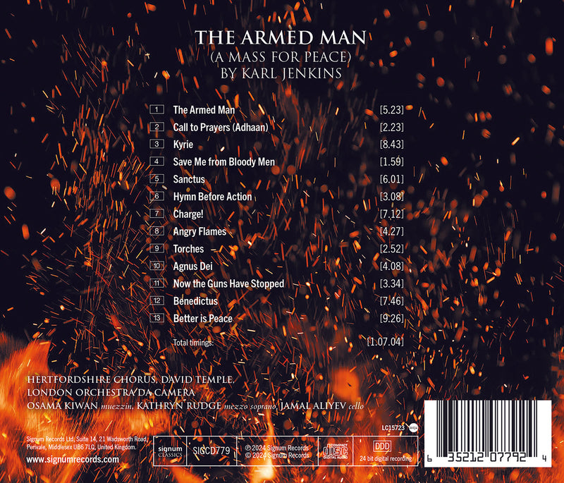 Jenkins: The Armed Man (A Mass for Peace) / London Orchestra da Camera