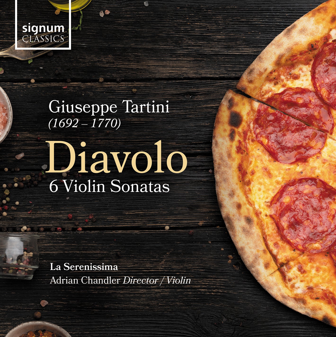 Tartini: "Diavolo" - 6 Violin Sonatas / Chandler, La Serenissima