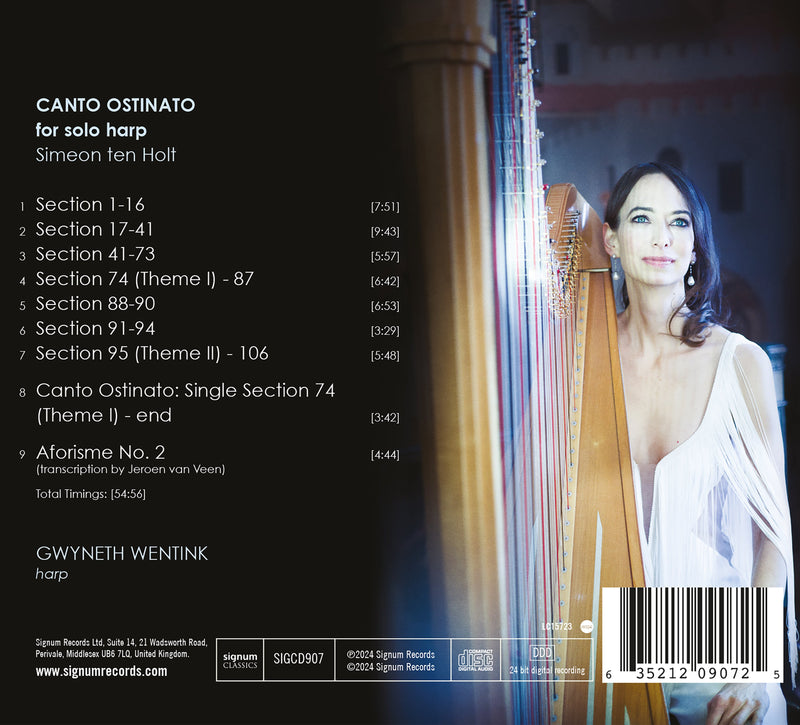 Holt: Canto Ostinato / Gwyneth Wentink