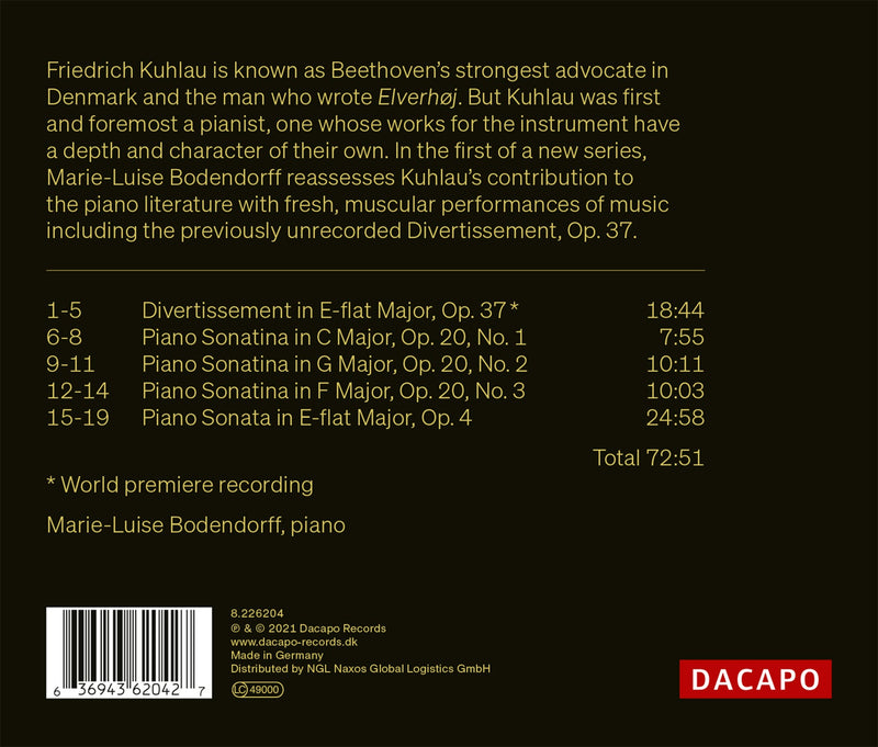 Works for Solo Piano, Vol. 1 / Marie-Luise Bodendorff