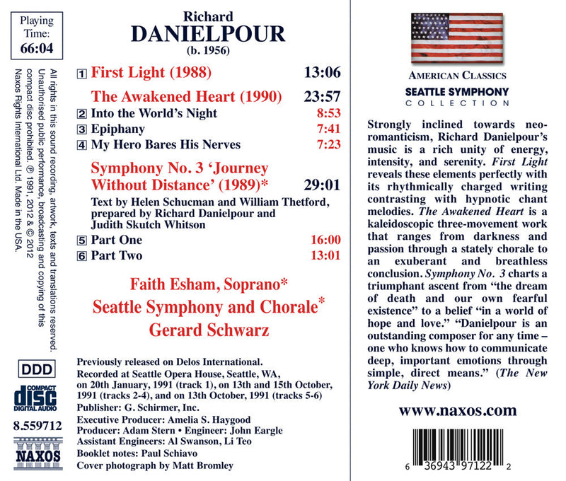Symphony No. 3, "Journey Without Distance" /
First Light / The Awakened Heart
