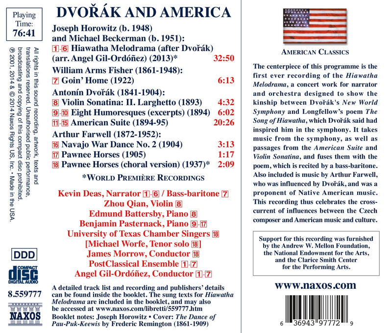 Dvorak and America - Hiawatha Melodrama