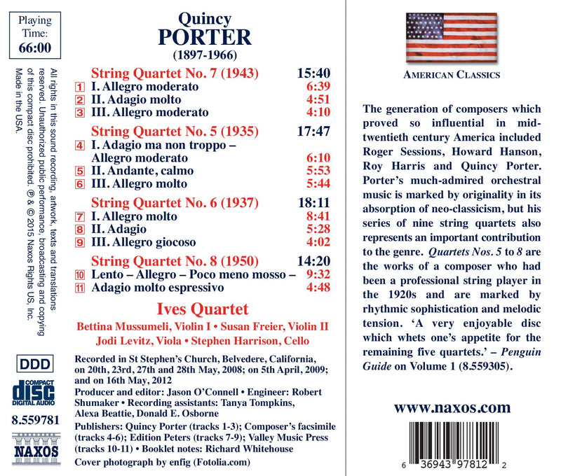 String Quartets, Vol. 2 – Nos. 5-8