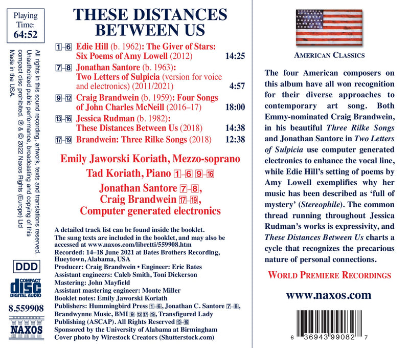 These Distances Between Us - 21st C. Songs of Longing / Koriath & Koriath