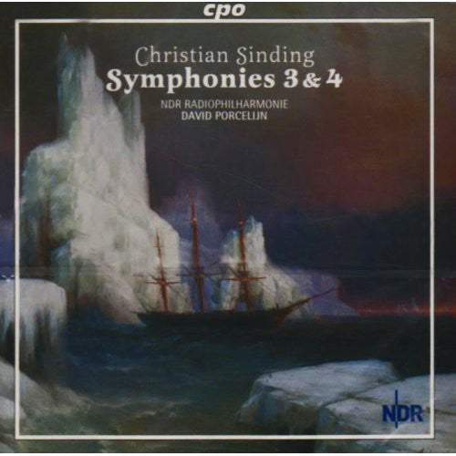 Sinding: Symphonies No 3 & 4 / David Porcelijn, Ndr Radio Po