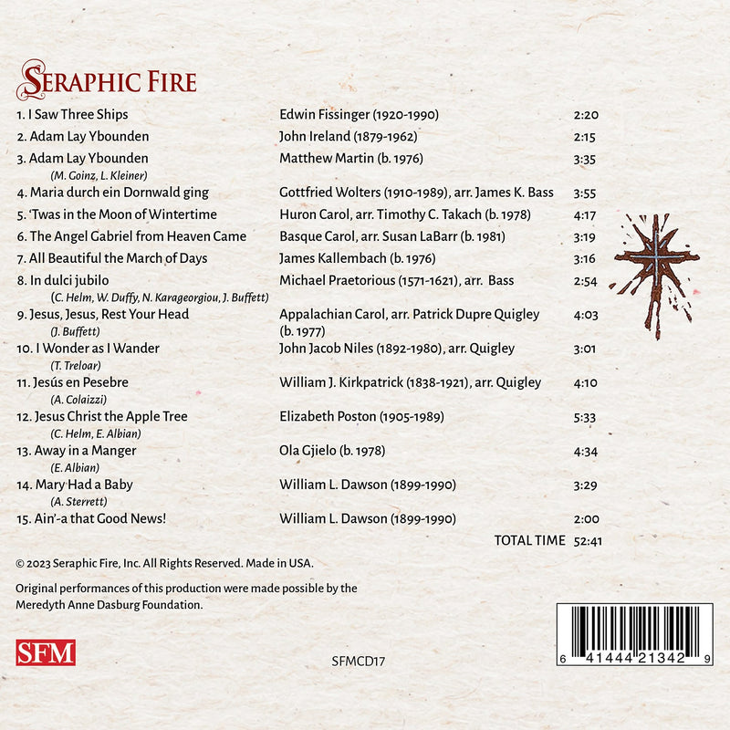 The Apple Tree: Christmas with Seraphic Fire