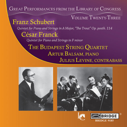 Franck and Schubert Recital, Great Performances , Vol. 23