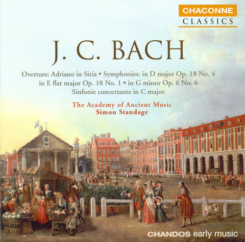 J.C. Bach: Symphonies, Etc / Standage, AAM