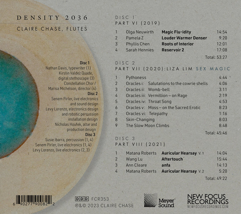 Density 2036 - Parts VI-VIII (2019-2021) / Claire Chase