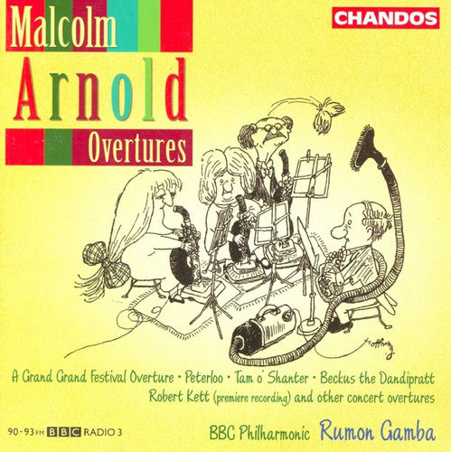 Arnold: Overtures / Gamba, Bbc Po