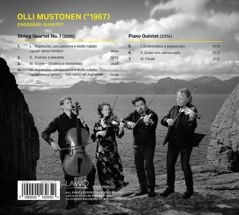 Mustonen: String Quartet No. 1; Piano Concerto / Engegård Quartet