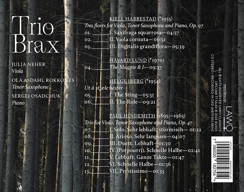 Habbestad, Hindemith, Iberg & Lund / Trio Brax