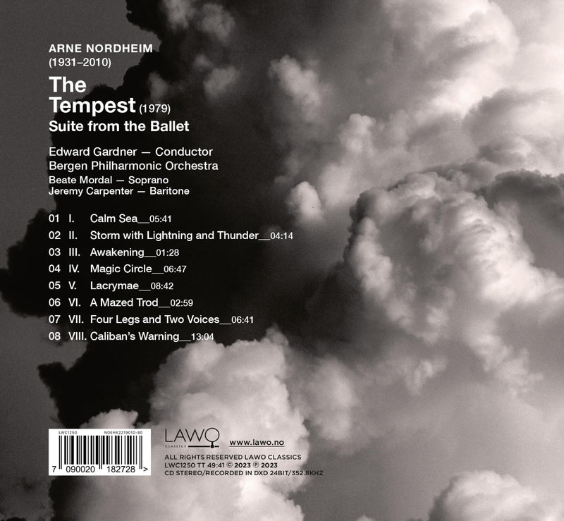 Nordheim: The Tempest - Suite from the Ballet / Gardner, Bergen Philharmonic