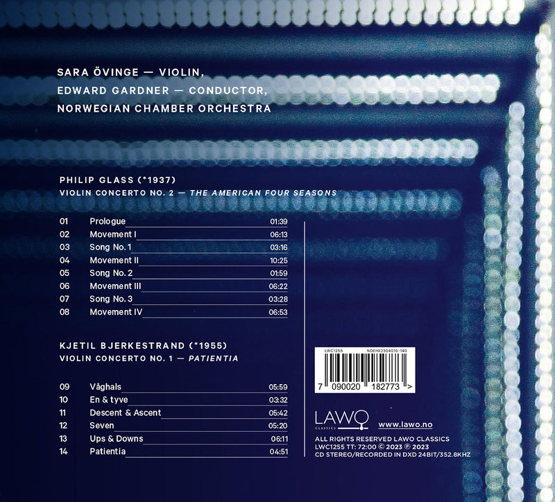 Glass: Patientia / Övinge, Gardner, Norwegian Chamber Orchestra