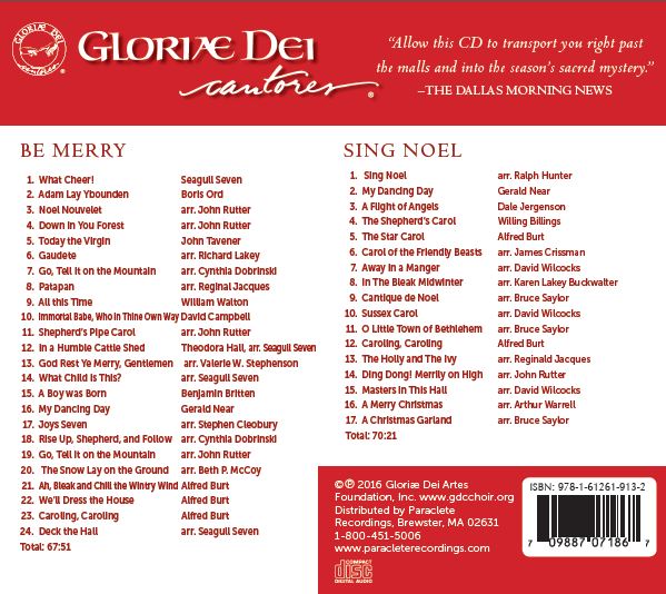 A Caroling Christmas / Gloriae Dei Cantores