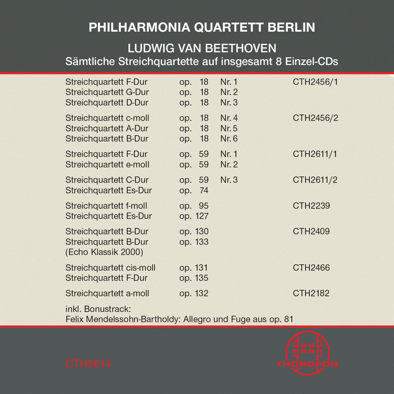 Beethoven: String Quartets