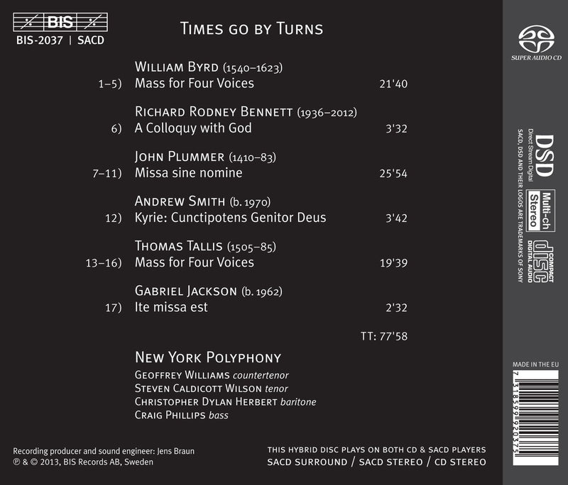 Times Go By Turns / New York Polyphony