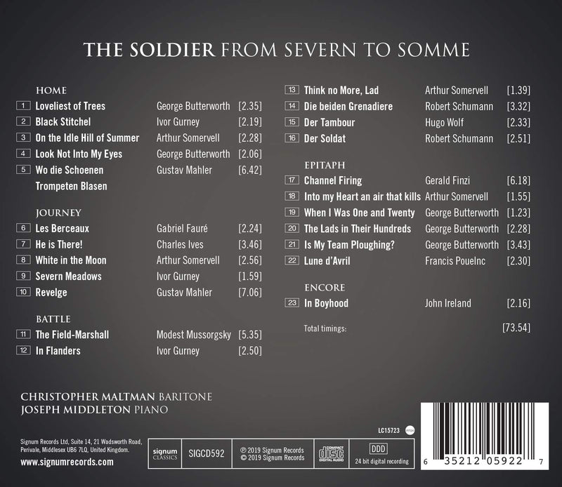 The Soldier: From Severn to Somme