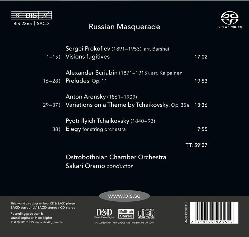 Russian Masquerade / Oramo, Ostrobothnian Chamber Orchestra