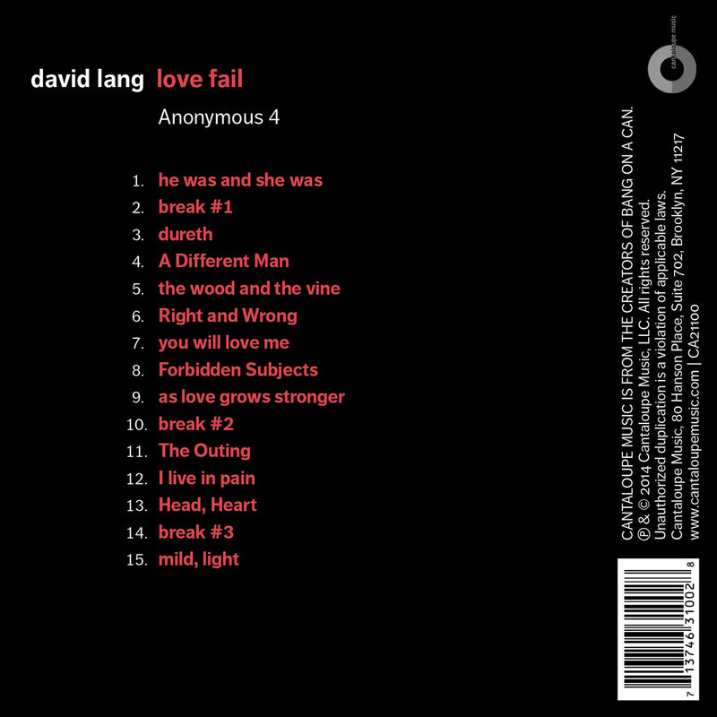 David Lang: Love Fail