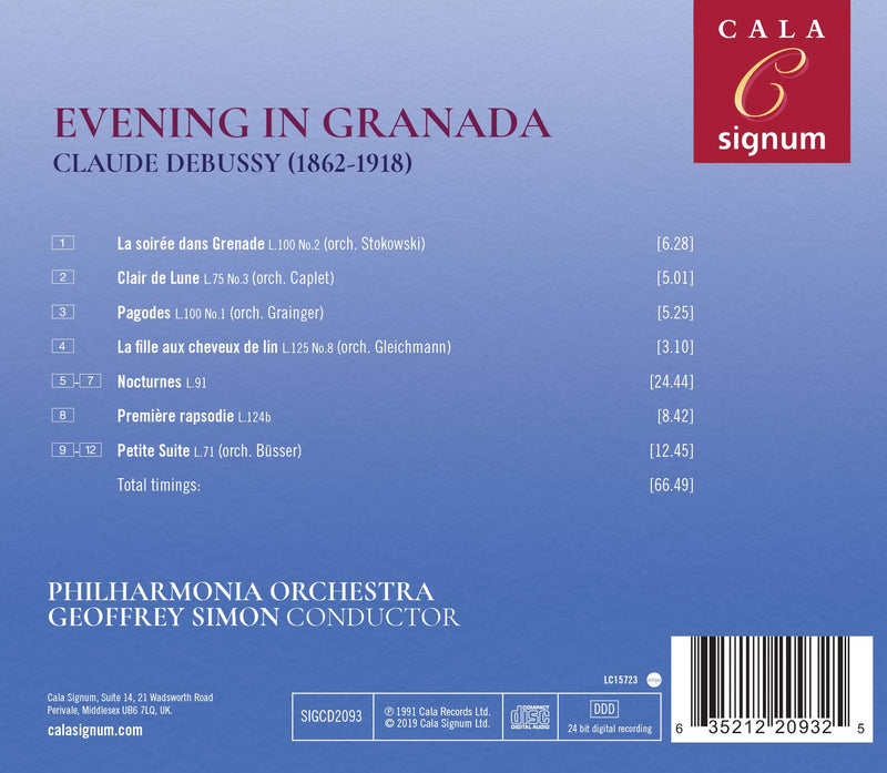 Debussy: Evening in Granada