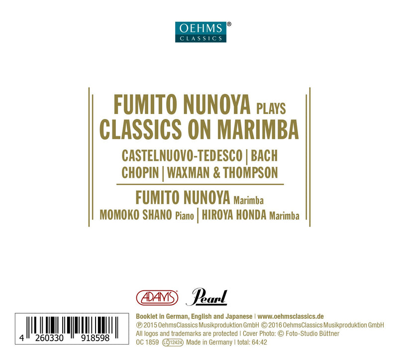 Classics on Marimba / Nunoya