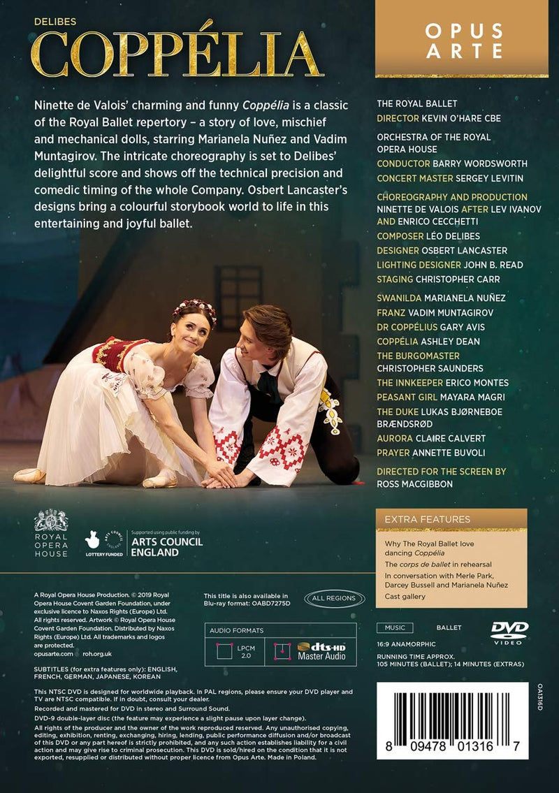 Delibes: Coppelia / Wordsworth, Royal Opera House Orchestra