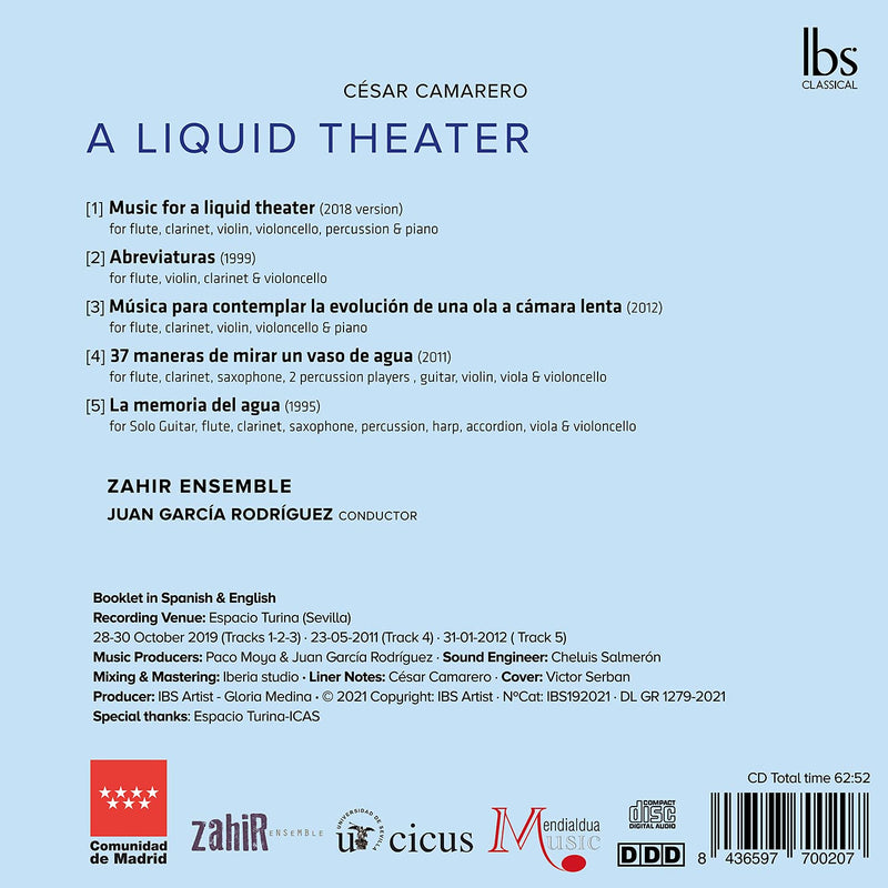 Camarero: A Liquid Theater / Rodriguez, Zahir Ensemble