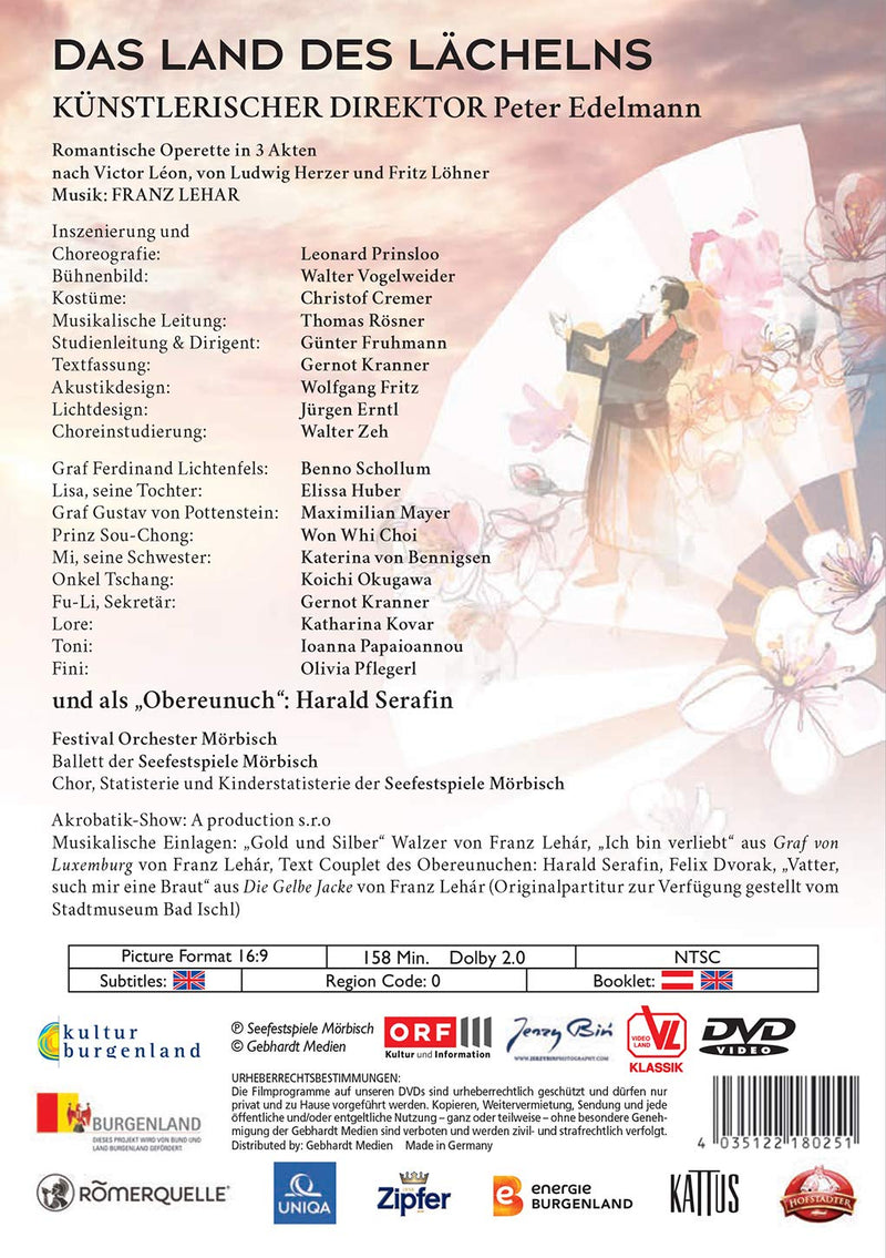 Lehar: Das Land des Lachelns / Edelmann, Morbisch Festival