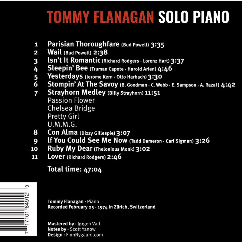 Solo Piano / Tommy Flanagan