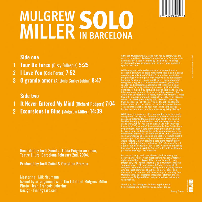 Gillespie, Porter, Jobim, Rodgers & Miller: Solo in Barcelon